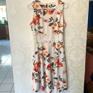 Floral midi dress